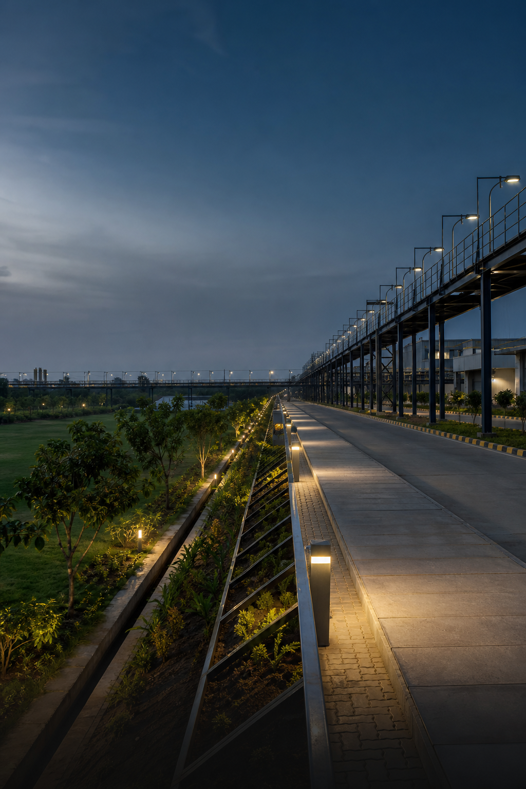 Completed AACP industrial infrastructure